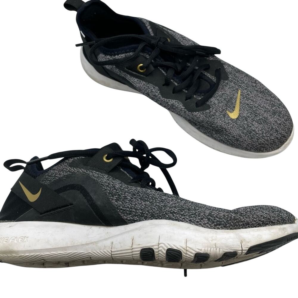 Nike Flex Tr9 Black & Grey Running Shoes Sneakers 8